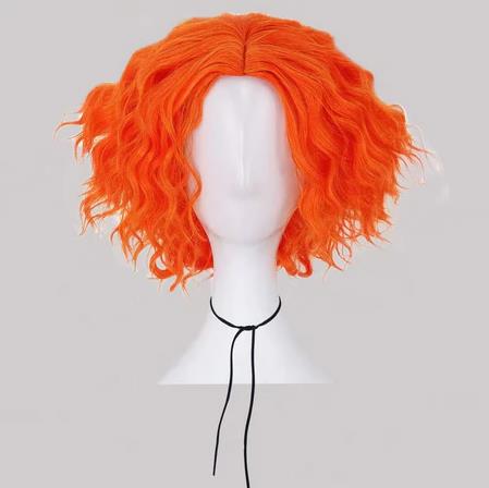 Anime Cosplay Orange Hair - Mad Hatter Cosplay Perücken Kurze Orange