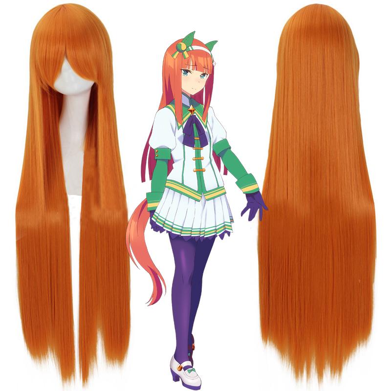 Anime Cosplay Orange Hair - Pretty Derby Maiden Cosplay-Perücke 02: Silent