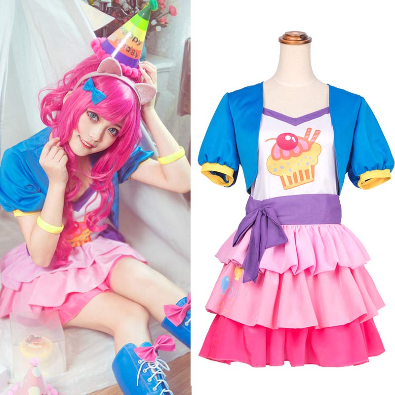 Anime Cosplay Little Girl - Meine Mädchen Frauen Little Pony Pinkie
