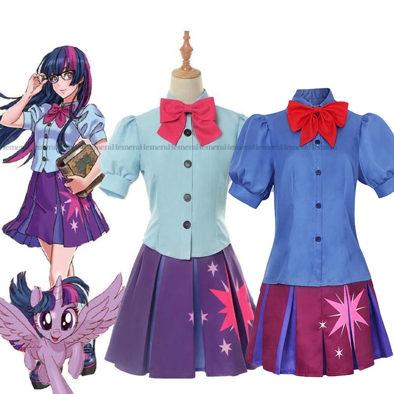 Anime Cosplay Little Girl - Anime kleines Pony Twilight Sparkle Cosplay