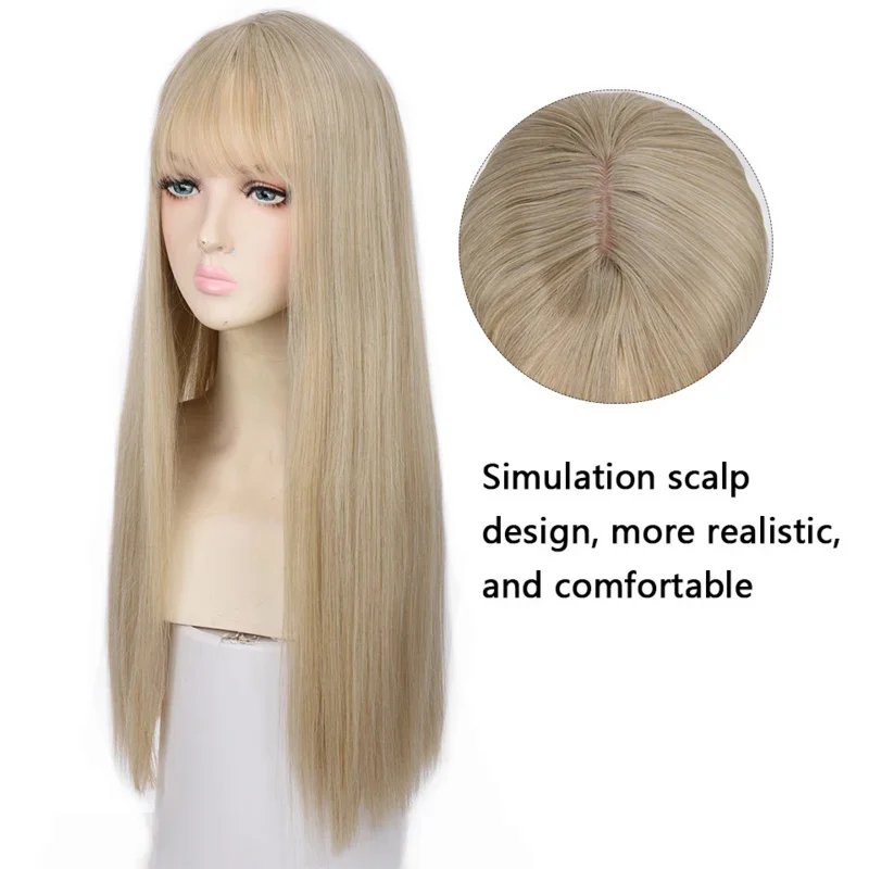 Cosplay Anime Pink Hair - 2026 Houyan synthetische lange glatte Haarperücke