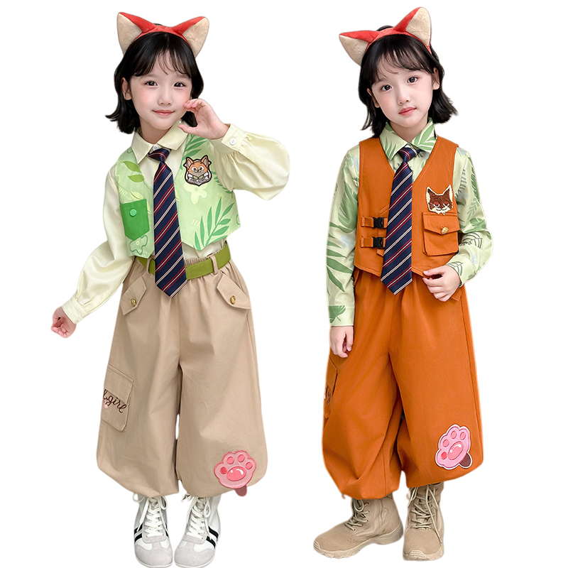 Anime Cosplay Little Girl - Zootopia 2 Fox Nick Cosplay-Kostüme Nick