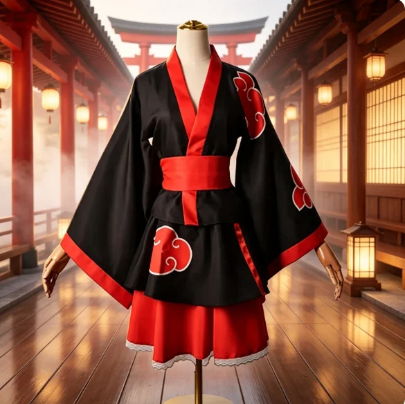 Anime Cosplay Ninja - 2026 Neues Ninja-Cosplay Anime-Kimono-Kleid Mädchen Halloween-Kostüm