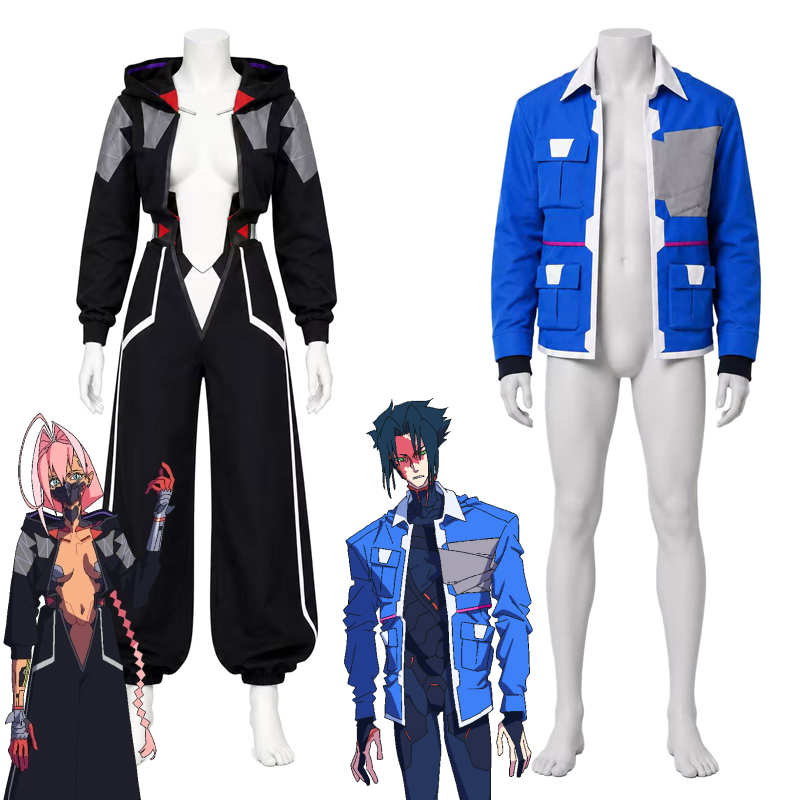 Anime Yang Cosplay - Cosplay Jumpsuit und Cargo Jacke D