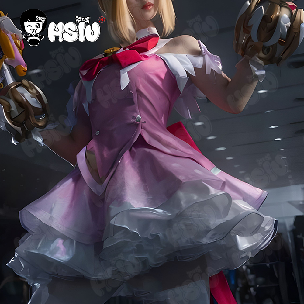Cosplay Anime Pink Hair - Juno Cosplay Kostüm Perücke HSIU Blonde