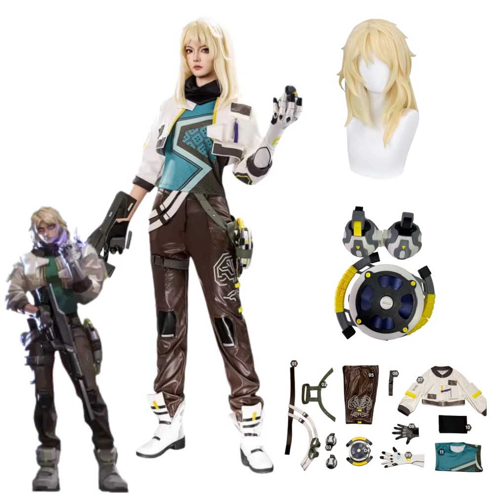 Cosplay Anime Women - Deadlock Cosplay Kostüm Requisiten VALORANT Deadlock