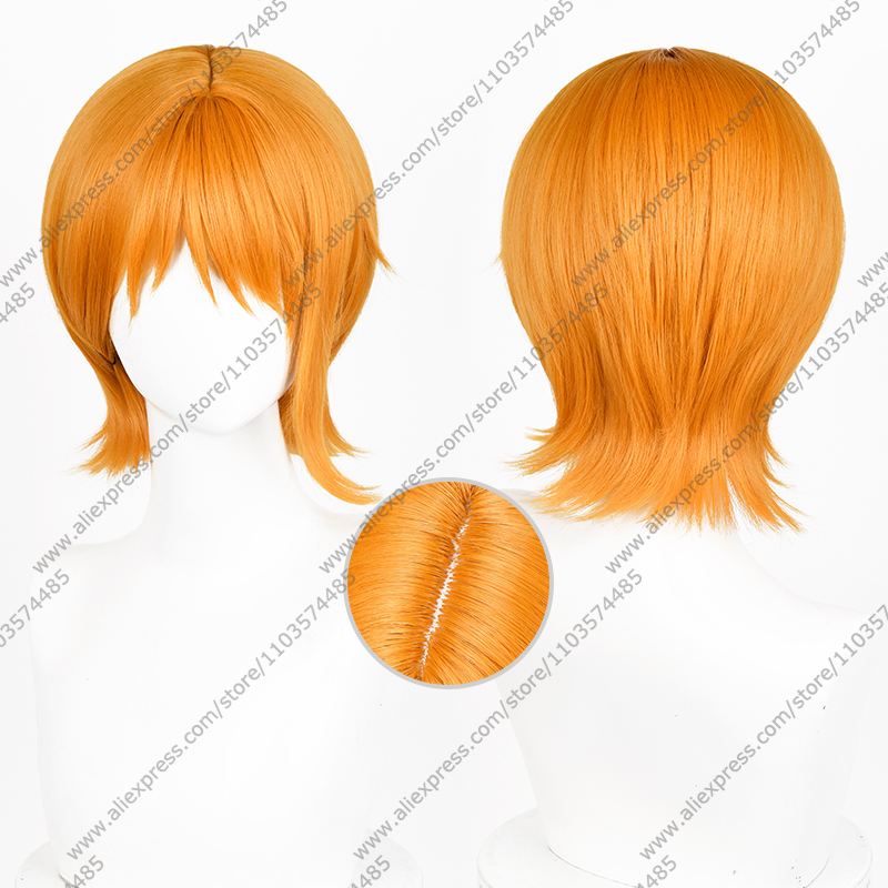Anime Cosplay Orange Hair - Anime Nami Cosplay Perücken 30 cm
