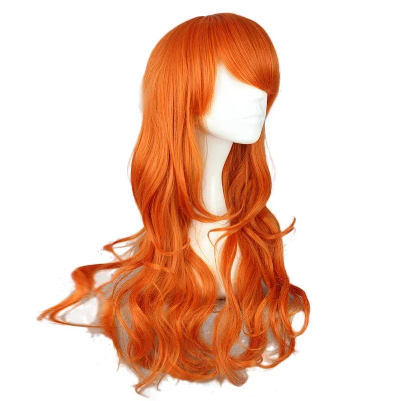 Anime Cosplay Orange Hair - 2026 Anime Nami Cosplay Perücke 2