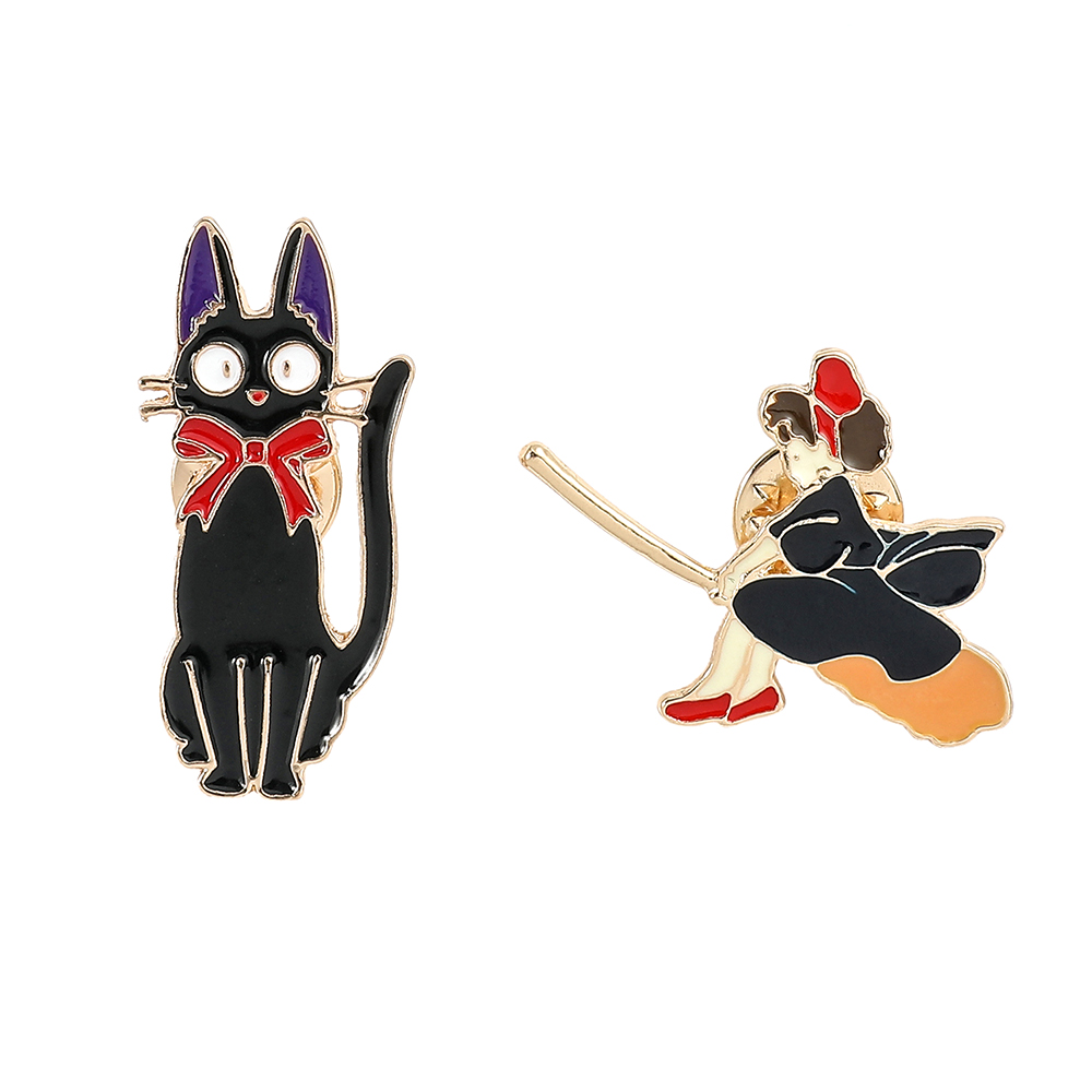 Anime Cosplay Little Girl - Cartoon Anime Hayao Miyazaki Hexen-Lieferanten Metall-Abzeichen