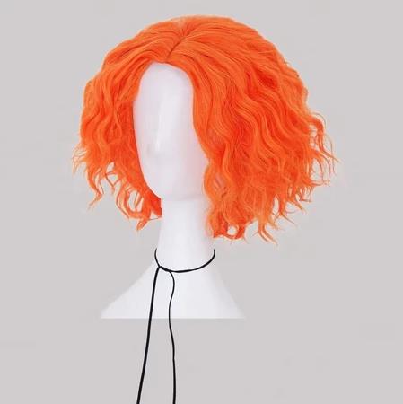 Mad Hatter Cosplay Perücken Ku – Anime Cosplay Orange Hair Bewertung und Preis