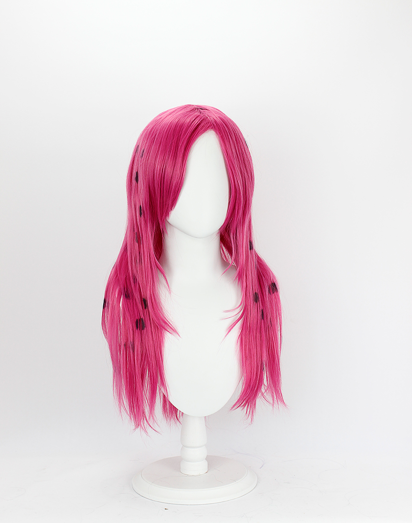 Anime JoJo Diavolo Cosplay Per – Cosplay Anime Pink Hair Bewertung und Preis