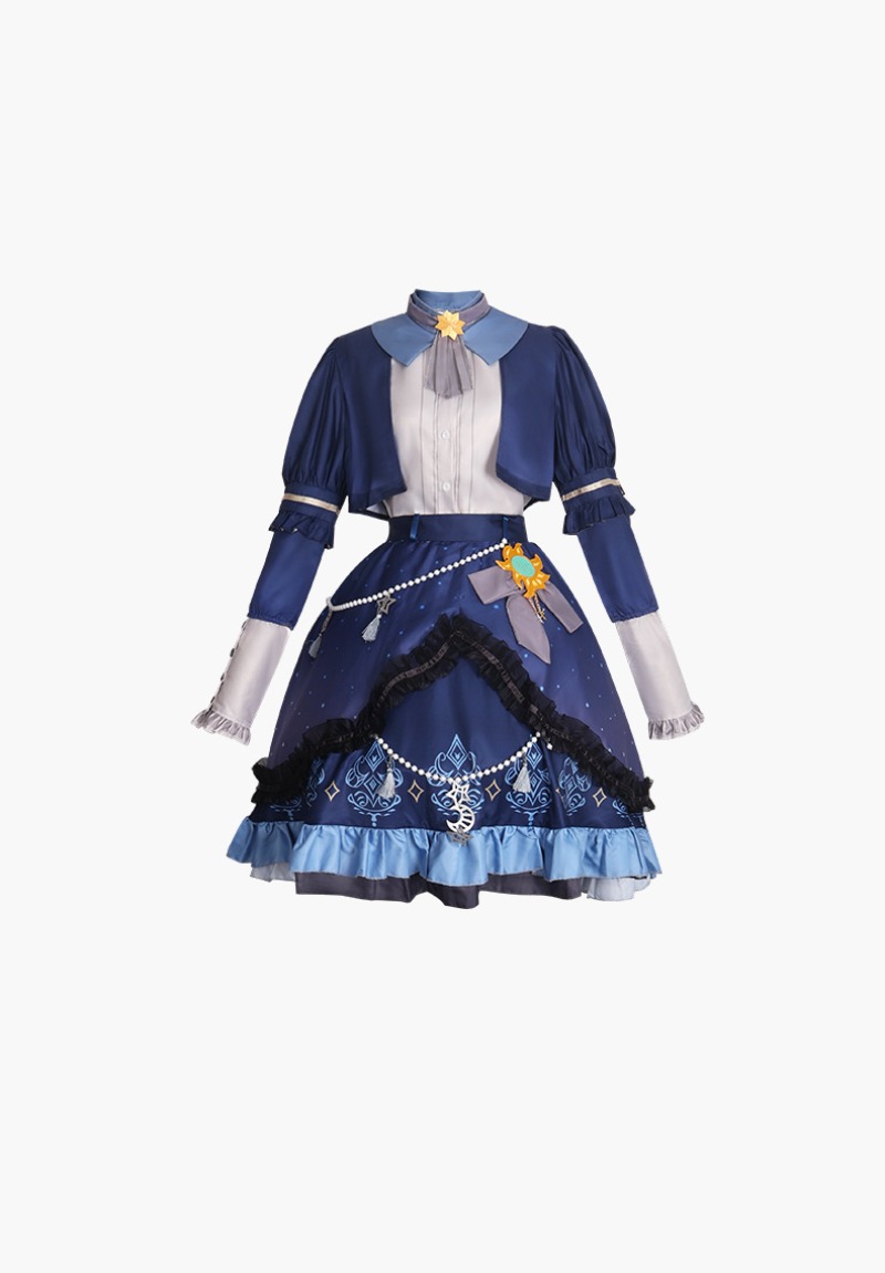 2025 PJSK Stars Buntes Kleid f – Anime Cosplay Japanese Bewertung und Preis