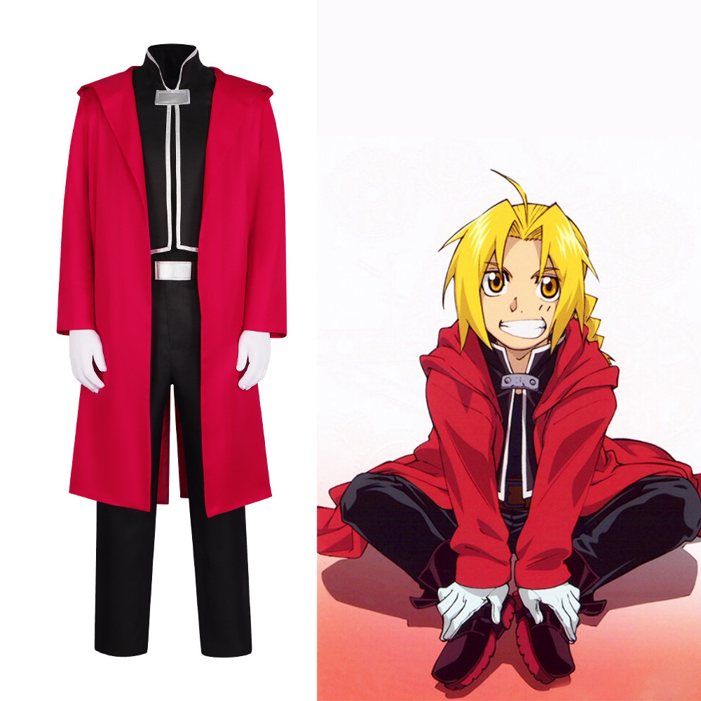 Fullmetal Edward Elric Cosplay – Fullmetal Alchemist Coat Bewertung und Preis