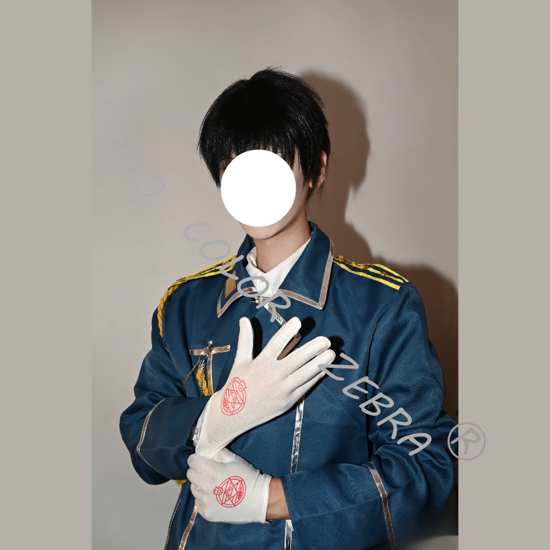 Roy Mustang Blauer Militär-Tre – Fullmetal Alchemist Coat Bewertung und Preis