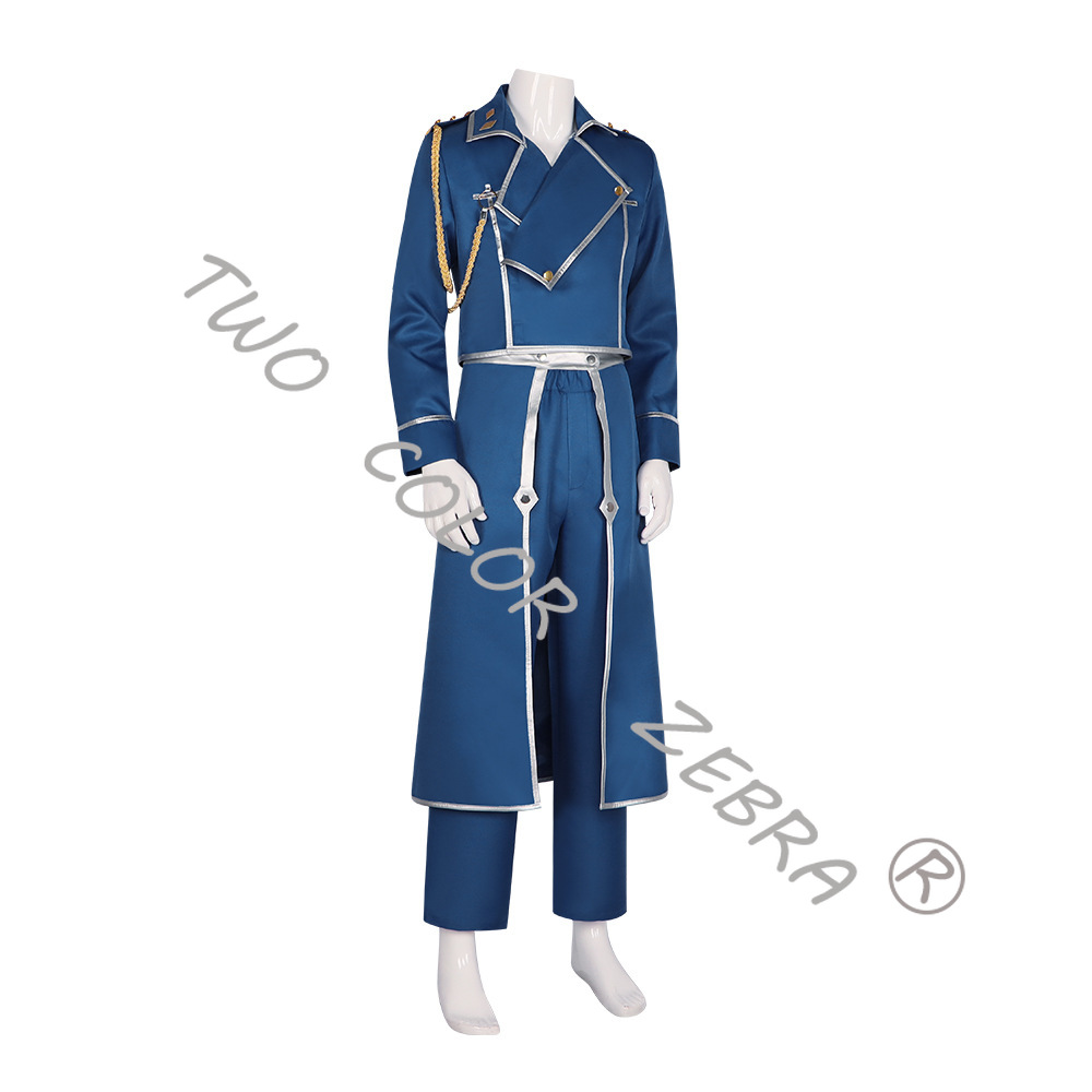 Roy Mustang Blauer Militär-Tre – Fullmetal Alchemist Coat Bewertung und Preis