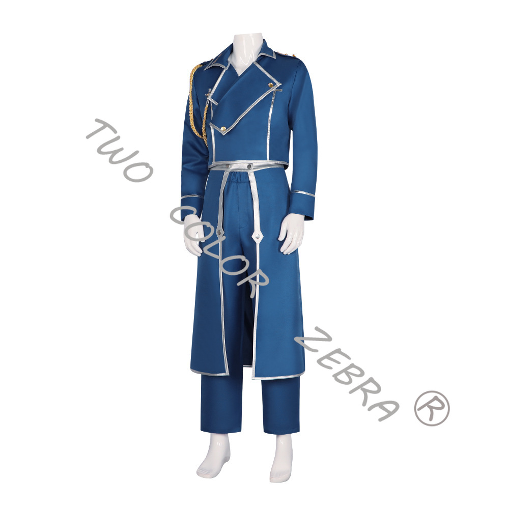 Roy Mustang Blauer Militär-Tre – Fullmetal Alchemist Coat Bewertung und Preis