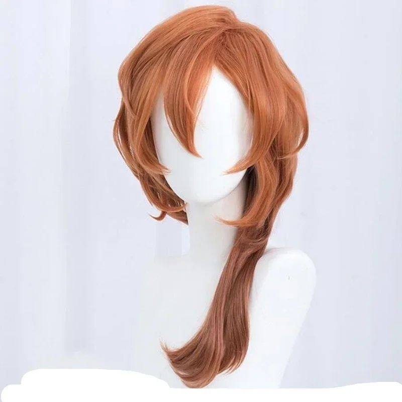 Orangebraune Cosplay-Perücke,  – Anime Cosplay Orange Hair Bewertung und Preis