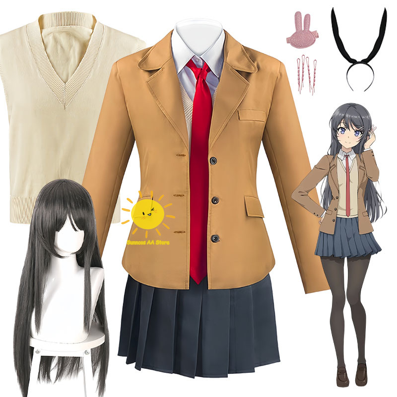 Anime Sakurajima Mai Cosplay R – Cosplay Anime Bunny Girl Bewertung und Preis