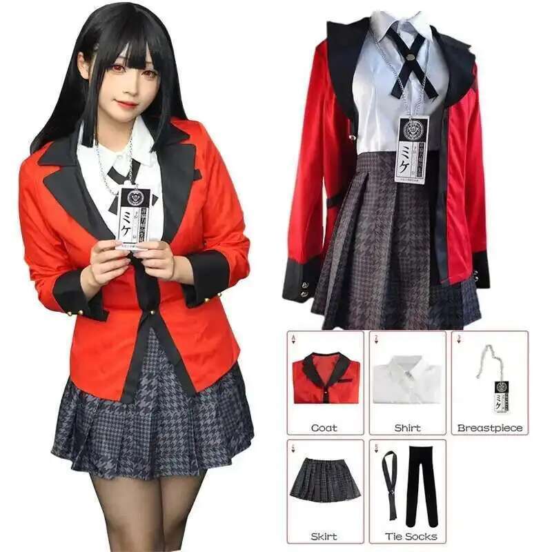 Anime Kakegurui Jabami Yumeko  – Anime Cosplay Ninja Bewertung und Preis