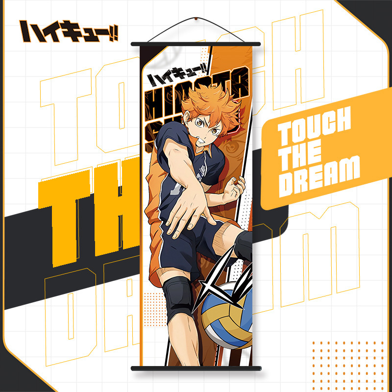 Haikyuu!! Wandrolle Langes Pos – Anime Cosplay Wallpaper Bewertung und Preis
