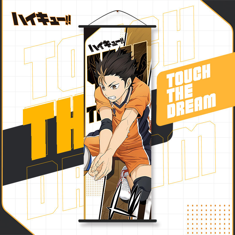 Haikyuu!! Wandrolle Langes Pos – Anime Cosplay Wallpaper Bewertung und Preis