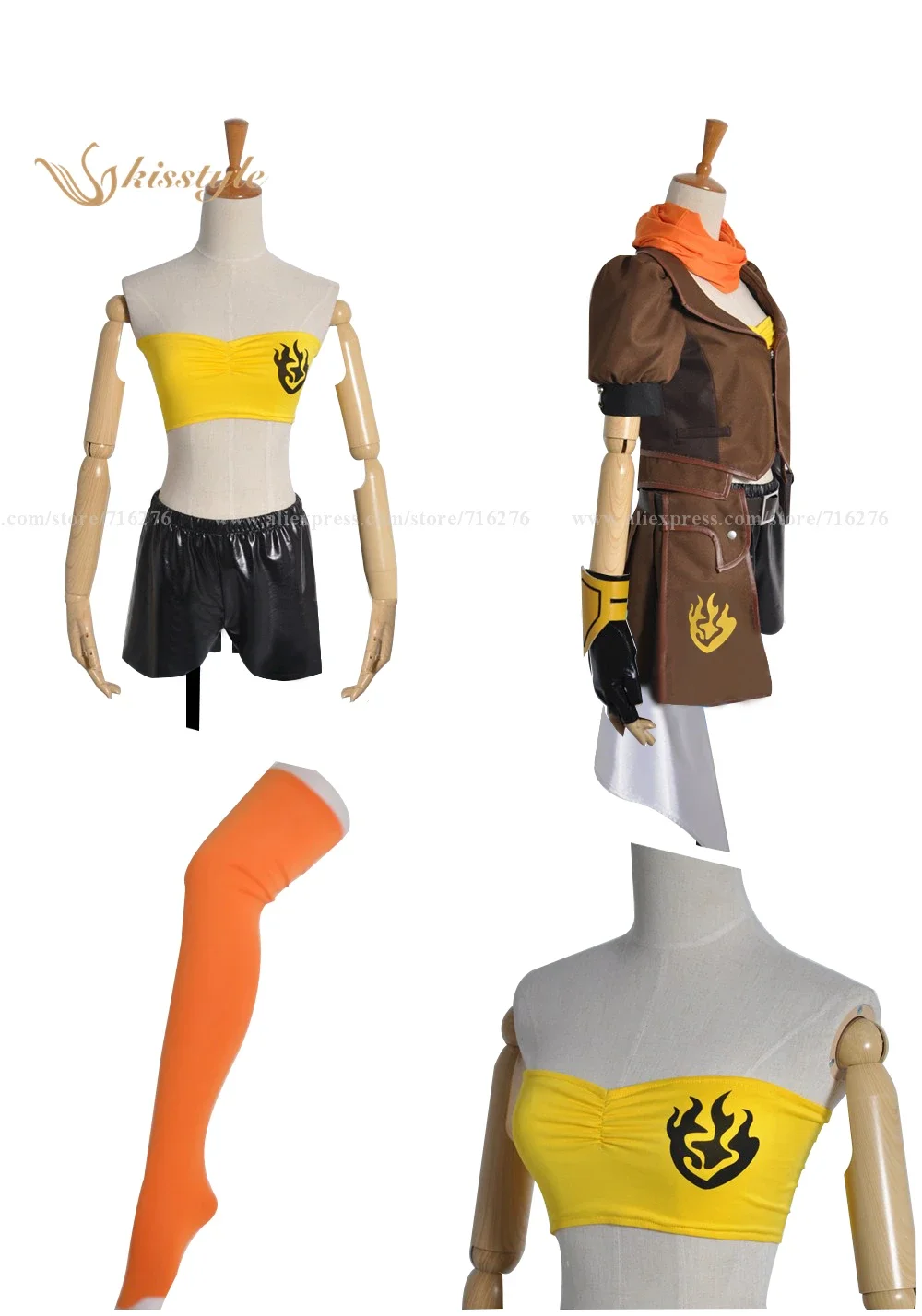 Anime Anime Rubin Gelb Trailer – Anime Yang Cosplay Bewertung und Preis