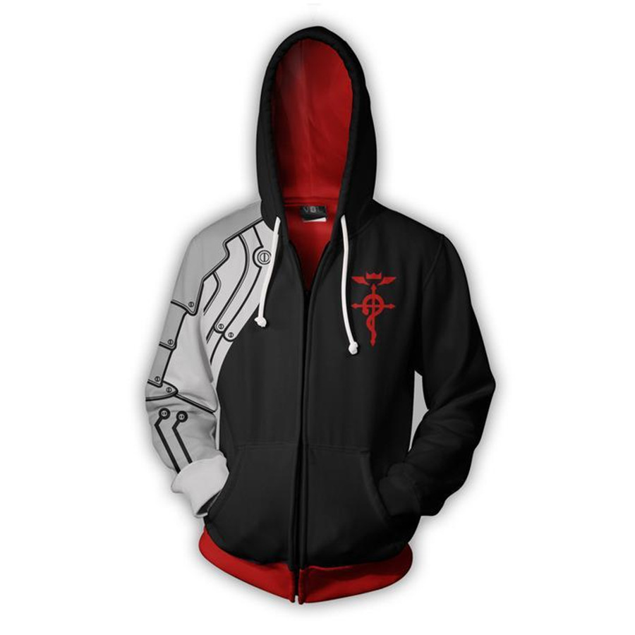 Anime Cosplay Sweatshirts Trai – Fullmetal Alchemist Coat Bewertung und Preis