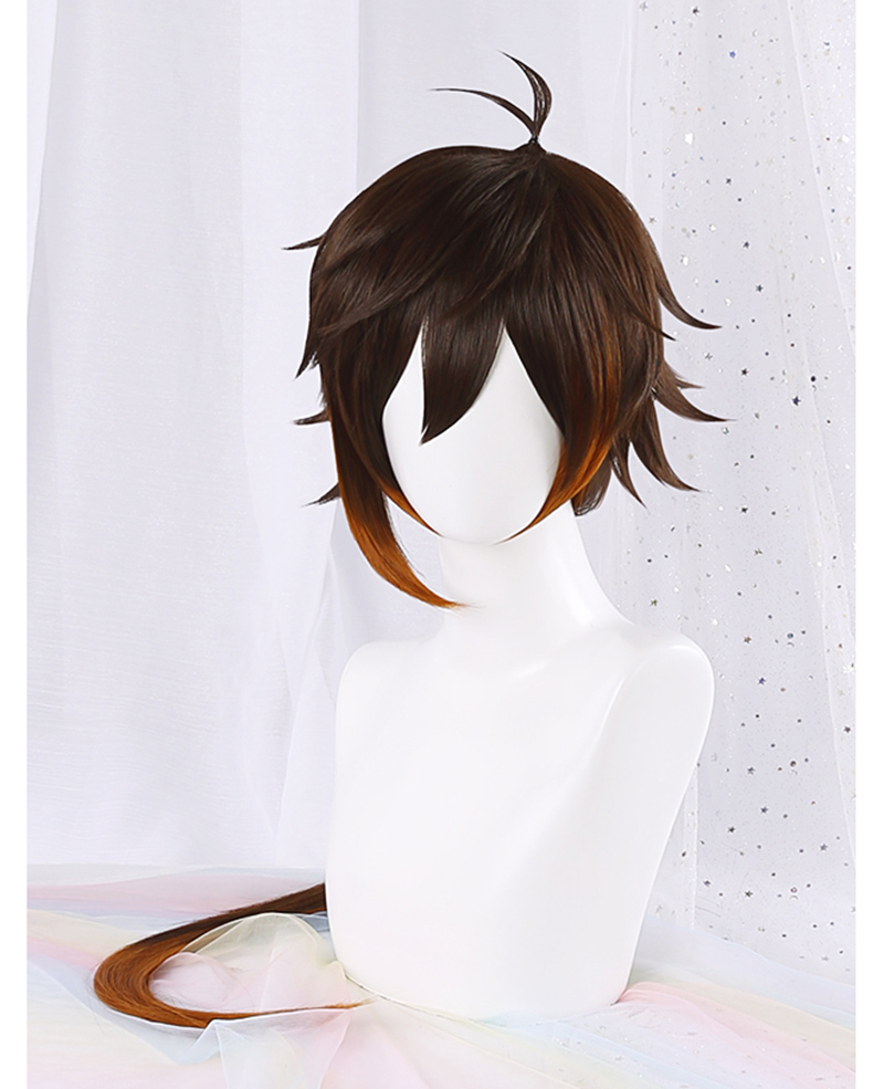 Hochwertige Spiel Genshin Impa – Anime Cosplay Orange Hair Bewertung und Preis