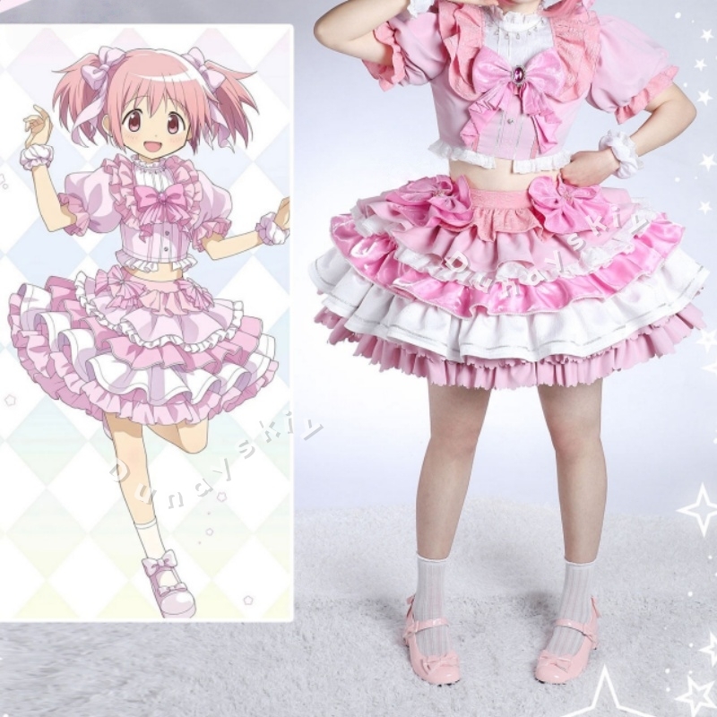 Puella Magi Madoka Magica Kana – Cosplay Anime Pink Hair Bewertung und Preis