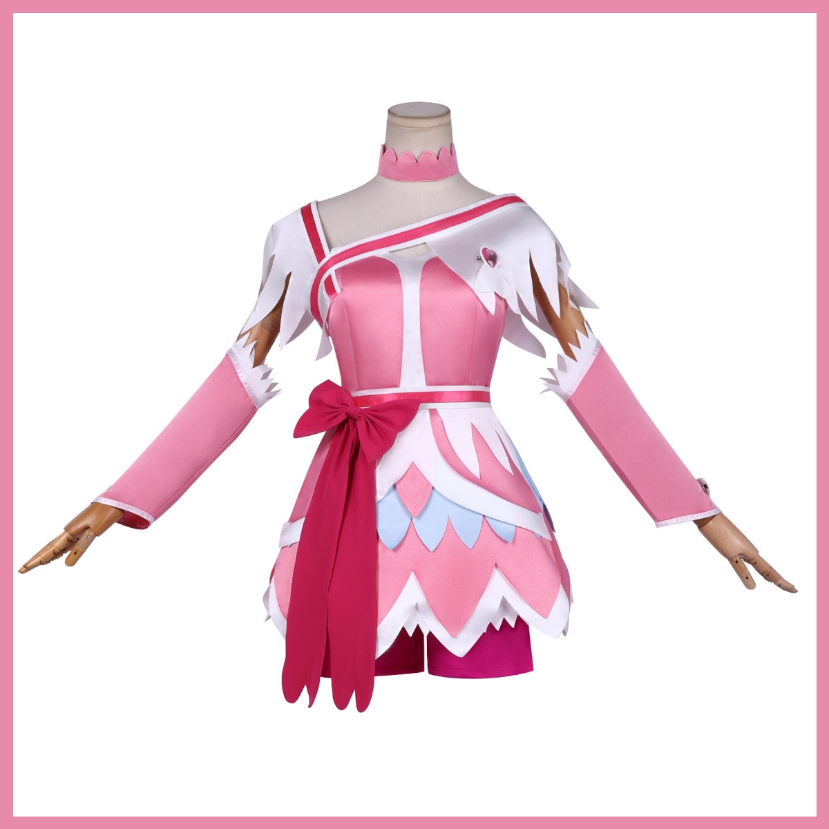Anime Doki Doki! PreCure Cure  – Cosplay Anime Pink Hair Bewertung und Preis