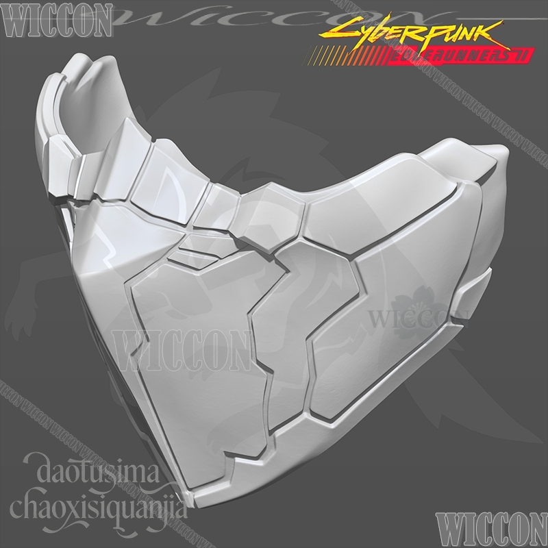Talia Yang Coole Punk-Halbmask – Anime Yang Cosplay Bewertung und Preis