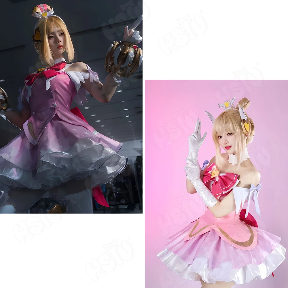 Juno Cosplay Kostüm Perücke HS – Cosplay Anime Pink Hair Bewertung und Preis