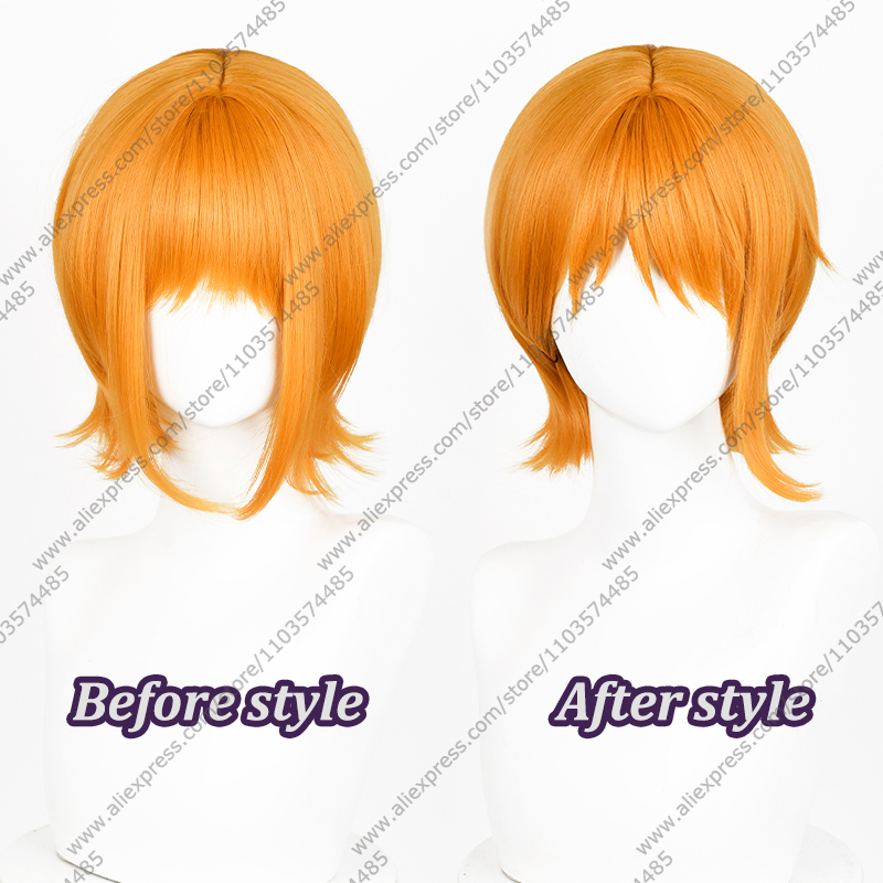 Anime Nami Cosplay Perücken 30 – Anime Cosplay Orange Hair Bewertung und Preis