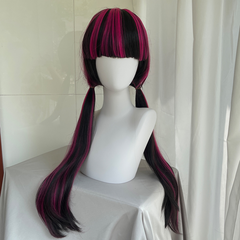 Hochwertige Film-Draculaura Co – Cosplay Anime Pink Hair Bewertung und Preis