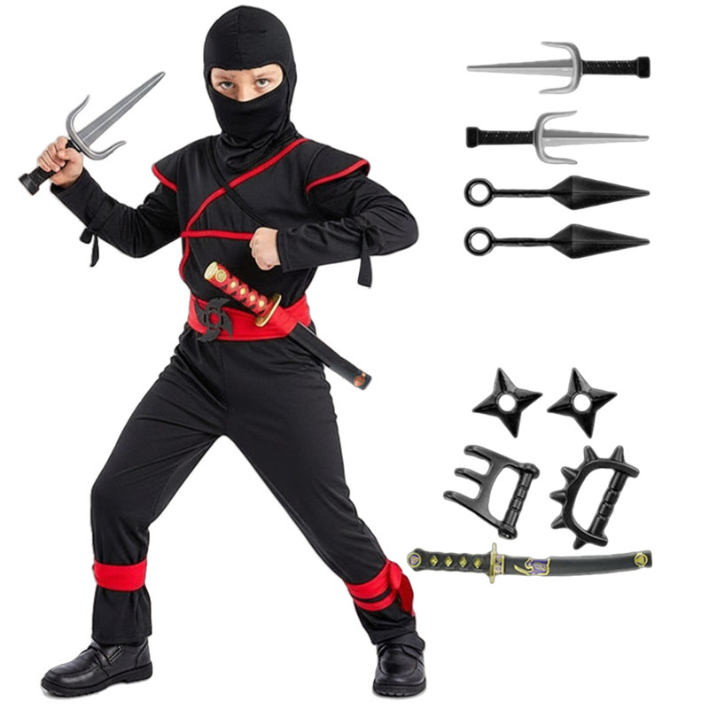 Japanisches Samurai-Kostüm für – Anime Cosplay Ninja Bewertung und Preis